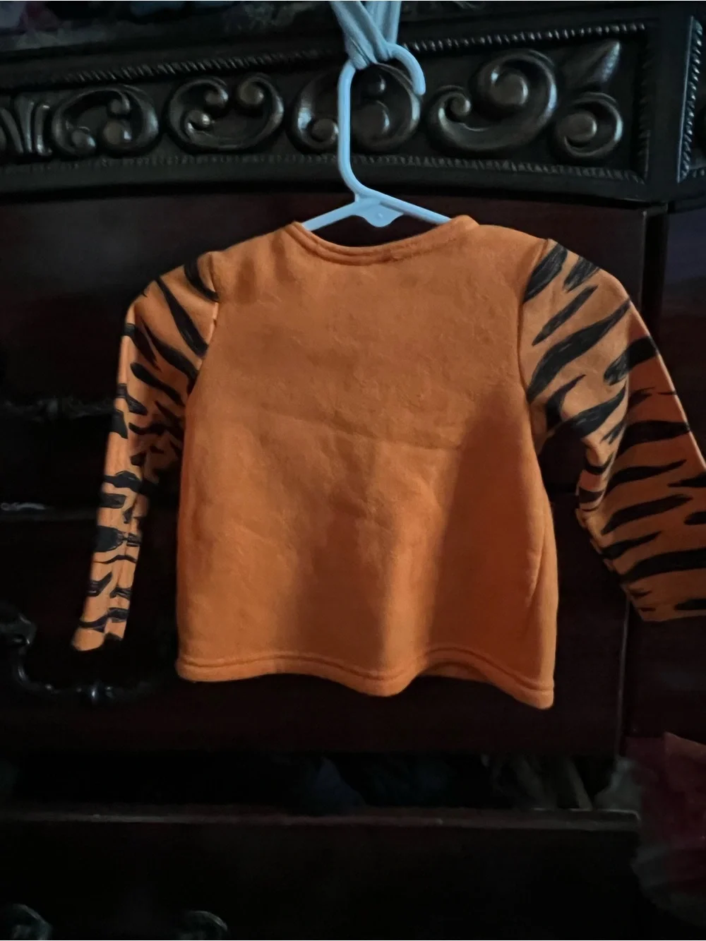 Disney Orange Tigger Baby Jacket with Black Stripes
